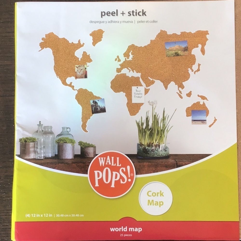 Peel ‘n’ Stick World Map